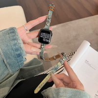 Denim Star Double Tour Band for Apple Watch