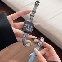 Denim Star Double Tour Band for Apple Watch