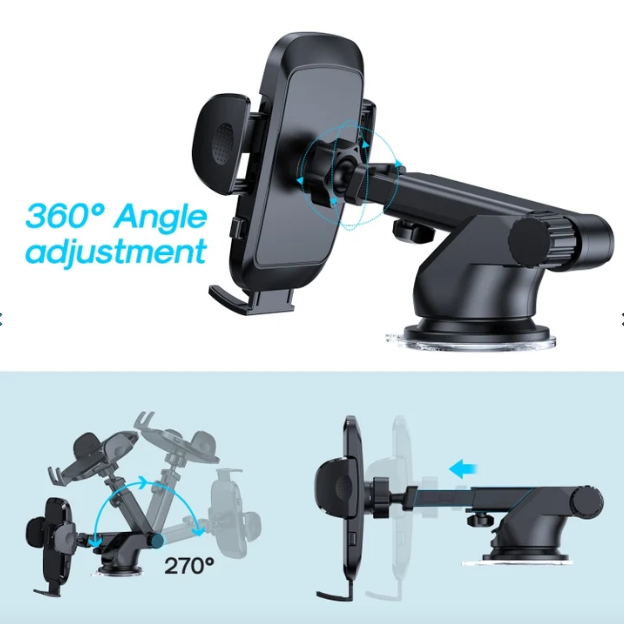 Joyroom JR-ZS259 Mechanical Dashboard Car Holder - Suction Cup
