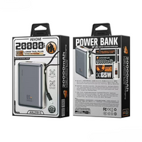 Wekome AXL219-C 65W Fast Charging Power Bank with Built in Type-C Cable 20000mAh