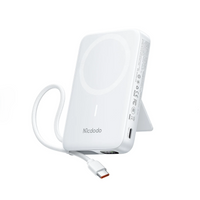 Mcdodo MC-865 Magnetic Wireless Power Bank with Built In USB-C Cable 10000mAh