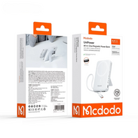 Mcdodo MC-865 Magnetic Wireless Power Bank with Built In USB-C Cable 10000mAh