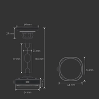 X75 Magnetic Multi-Scene Bracket Suction Cup Phone Holder