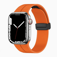 Silicone Magnetic Folding Band for Apple Watch