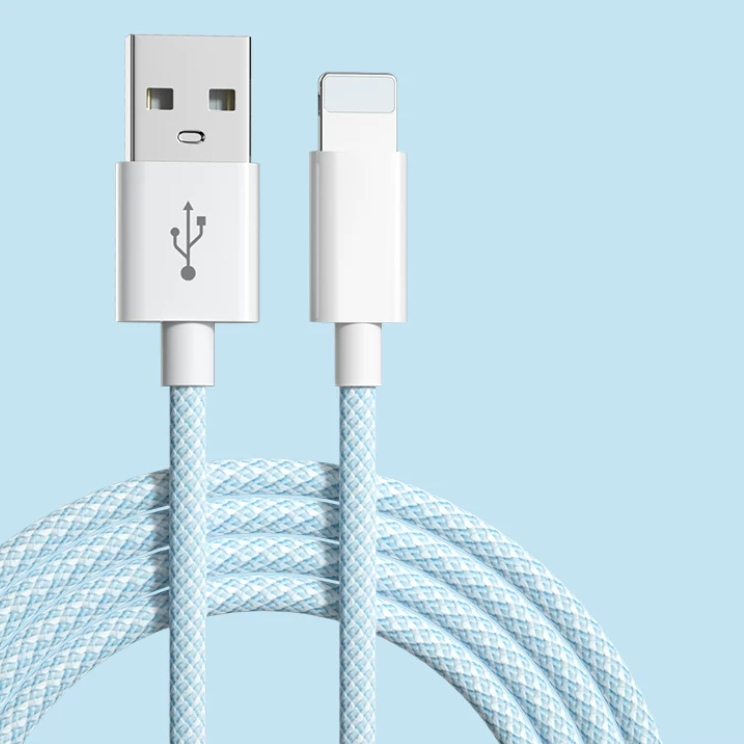 USB-A to Lightning Weaving Cable