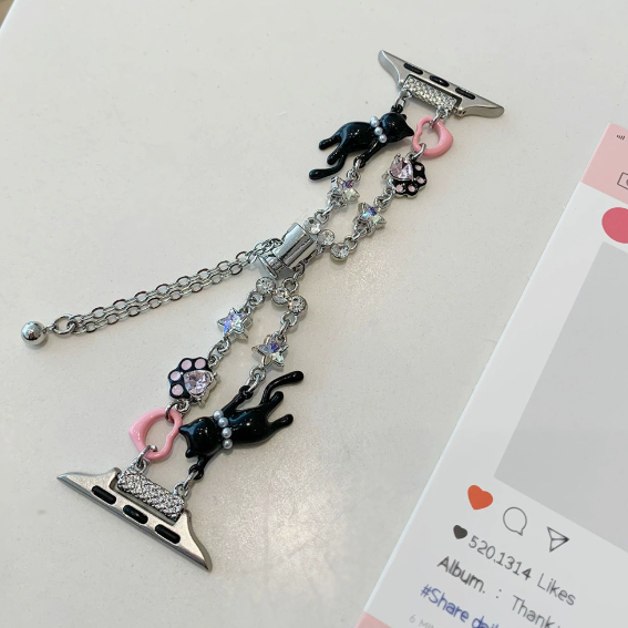 Cat Metal Chain Band  for Apple Watch