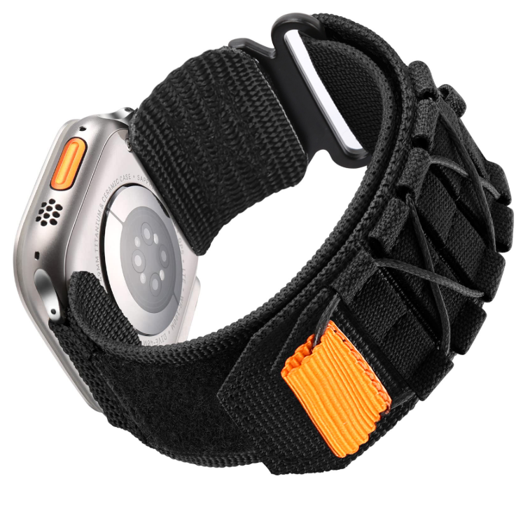 Mountaineering Nylon Canvas Velcro Band for Apple Watch