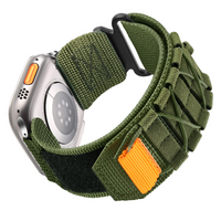 Mountaineering Nylon Canvas Velcro Band for Apple Watch