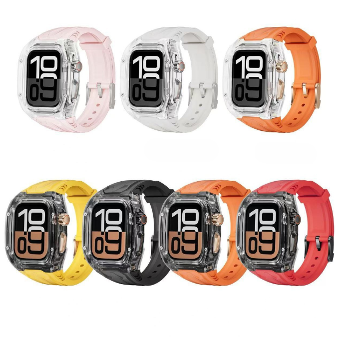 Rugged TPU Watch Band + Case for Apple Watch