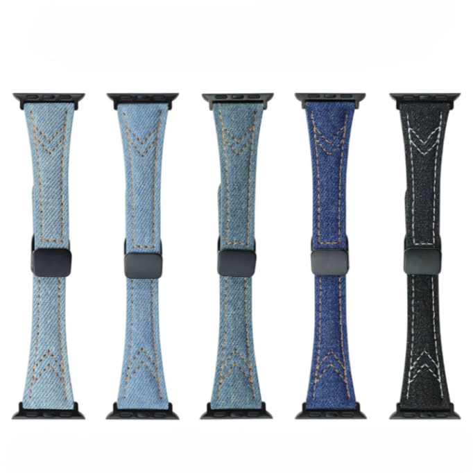 Apple Watch Magnetic Buckle Denim Band