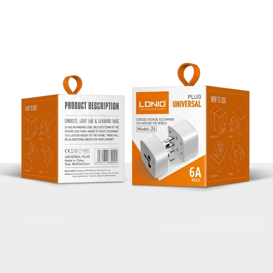 LDNIO Z4 Universal Plug Adapter