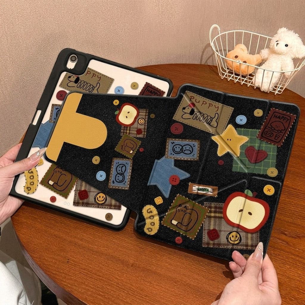 720° Rotating Acrylic Protective Case for iPad