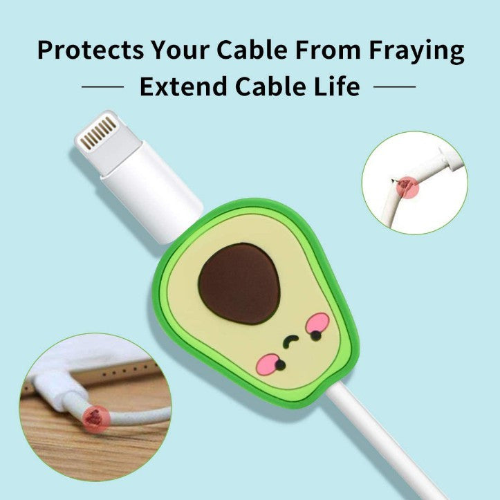 Cable Protector Cable Bite Data Line Cord Protective Case Winder Cover Charging Cable lightning Micro Typec 數據線保護套