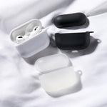 AirPods 1 Aipods 2 AirPods Pro 3 Slim Matte Black White Transparent Frosted Earphone Sleeve Cover Case Casing 保护套