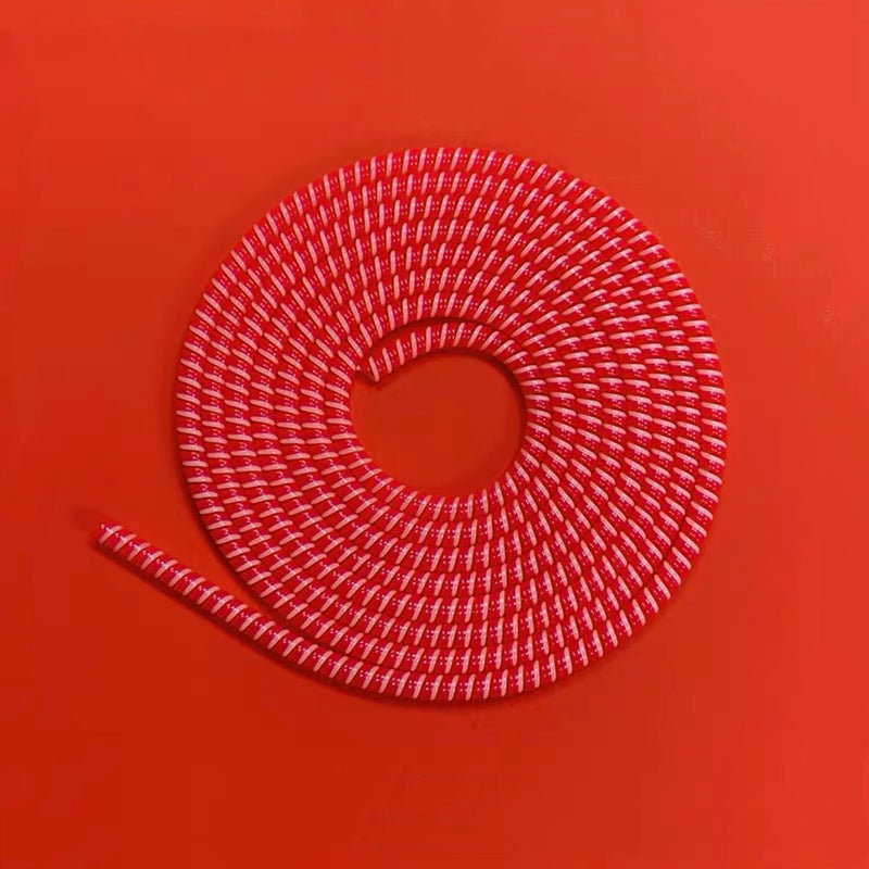 1.1m Cable Charger Protector Earphone USB Data Line Protector Spiral Cable Wrap Strain Relief Cord Sleeve 數據線保護套