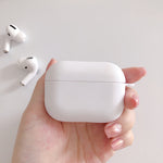 AirPods 1 Aipods 2 AirPods Pro 3 Slim Matte Black White Transparent Frosted Earphone Sleeve Cover Case Casing 保护套